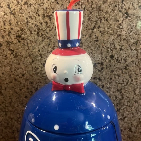 Johanna Parker Fourth Of July Liberty Bell Patriotic Canister - Picture 2 of 7